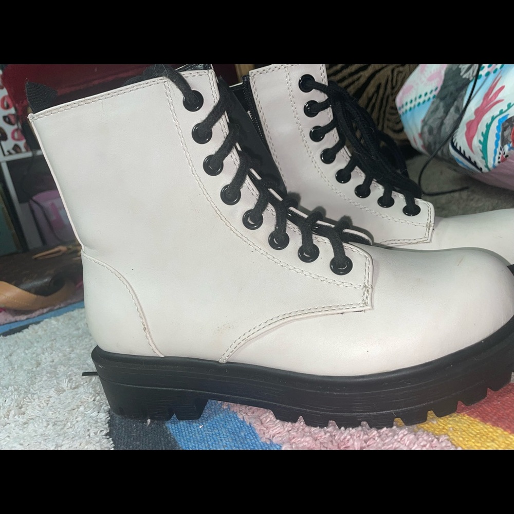 White boots